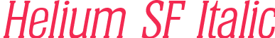 Helium SF Italic